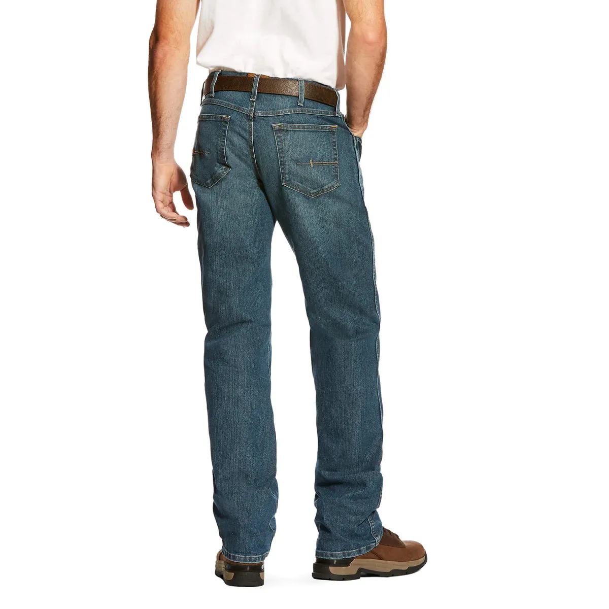 Ariat | Men's Rebar M4 Low Rise DuraStretch Edge Boot Cut | Carbine