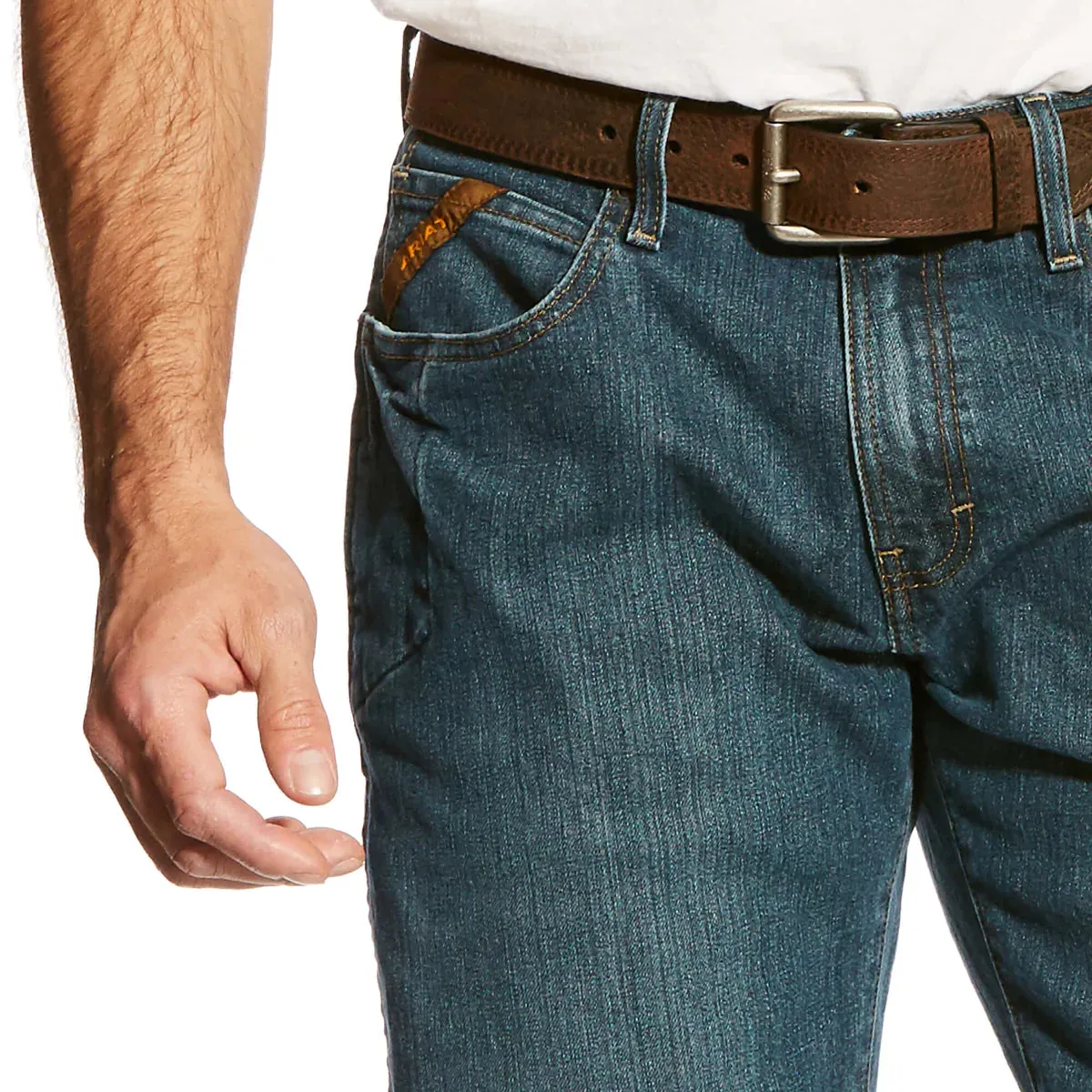 Ariat | Men's Rebar M4 Low Rise DuraStretch Edge Boot Cut | Carbine