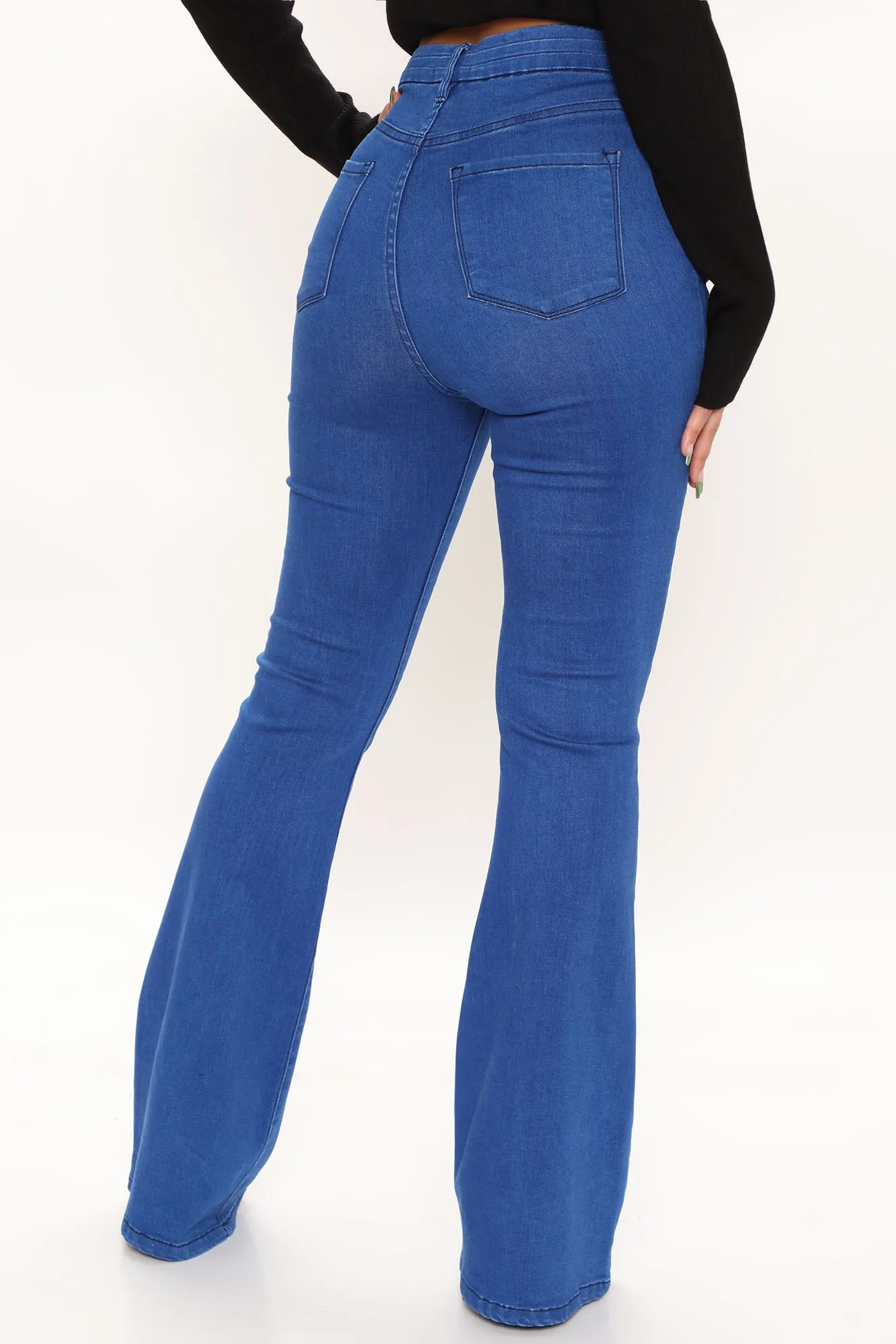 Austin Flare Stretch Jeans - Blue