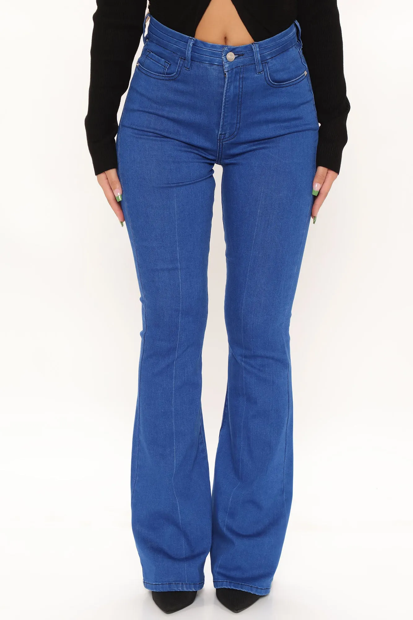 Austin Flare Stretch Jeans - Blue