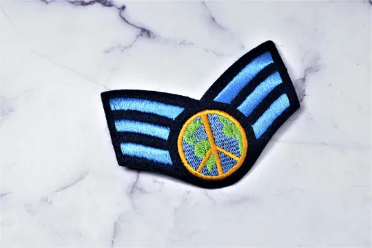 Beautiful Designs Patch | Iron On Patch | Embroidered Patch | Cool Patch For Clothing | DIY Design | 4 Available Color Combos | 3.25" x 2.5"