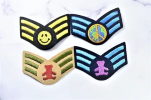 Beautiful Designs Patch | Iron On Patch | Embroidered Patch | Cool Patch For Clothing | DIY Design | 4 Available Color Combos | 3.25" x 2.5"