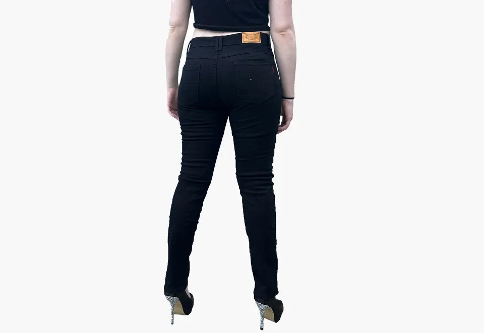 BGA Storm Womens Motorcycle Jeans Black
