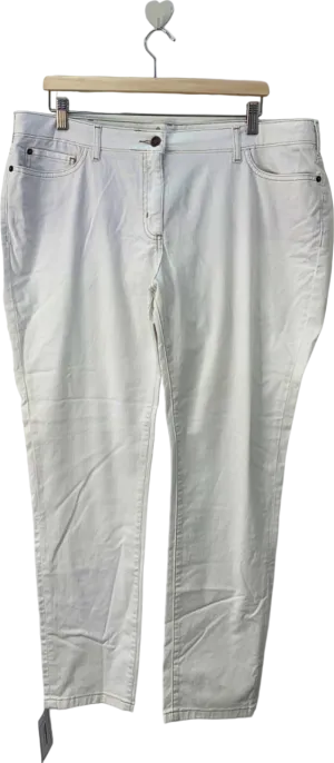Boden White Denim Jeans Size 20L
