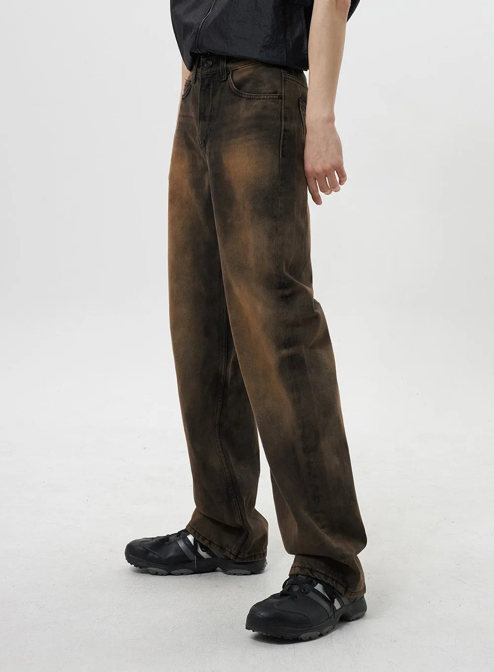 Brown Jeans Unisex CY322
