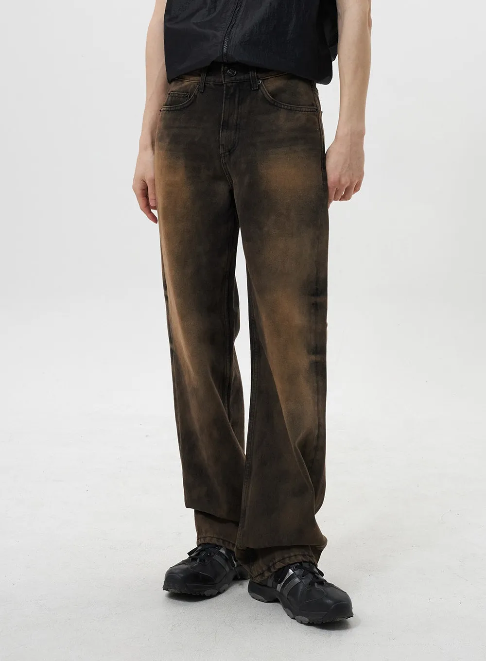 Brown Jeans Unisex CY322