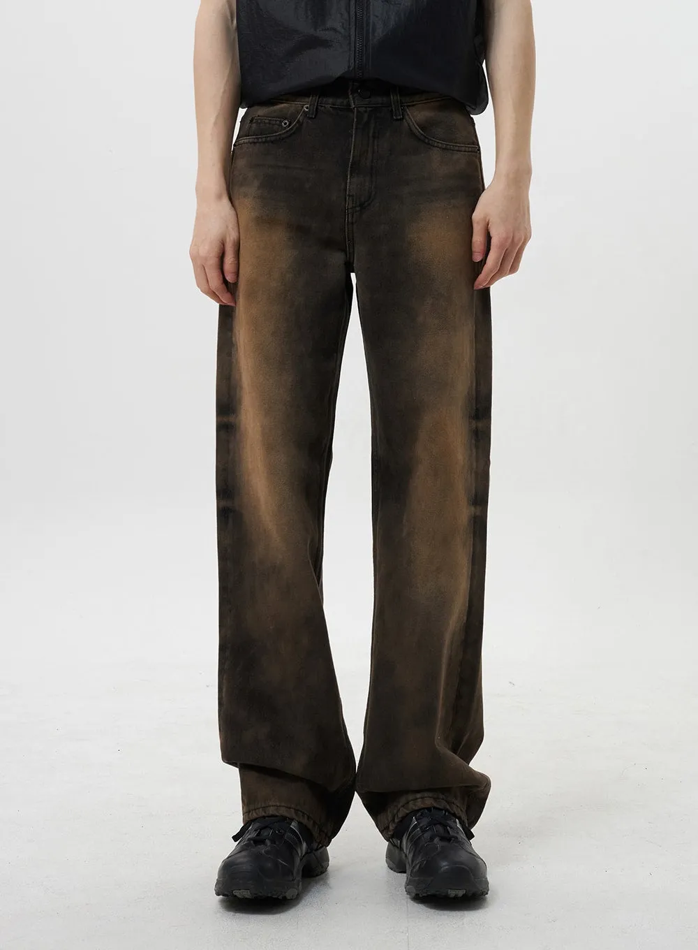 Brown Jeans Unisex CY322