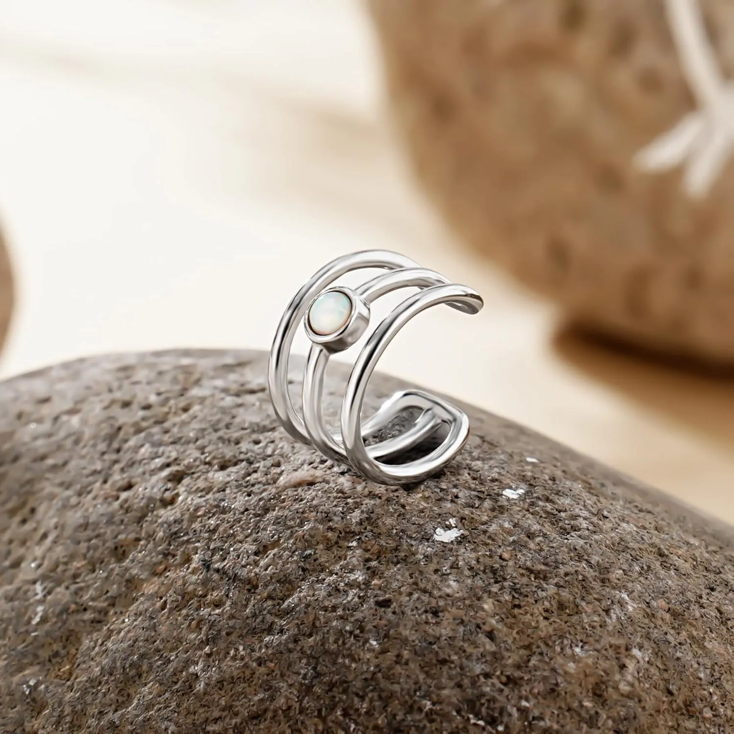 CHIC & ARTSY Cuff Earrings 925 Sterling Silver Ear Cuff Earrings Non-Piercing Fake Helix Cartilage Cuff Earrings Various Styles Conch Ear Cuffs Fine Jewelry for Women Man