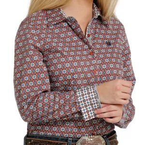 Cinch Women's Geo Print Button Down Shirt