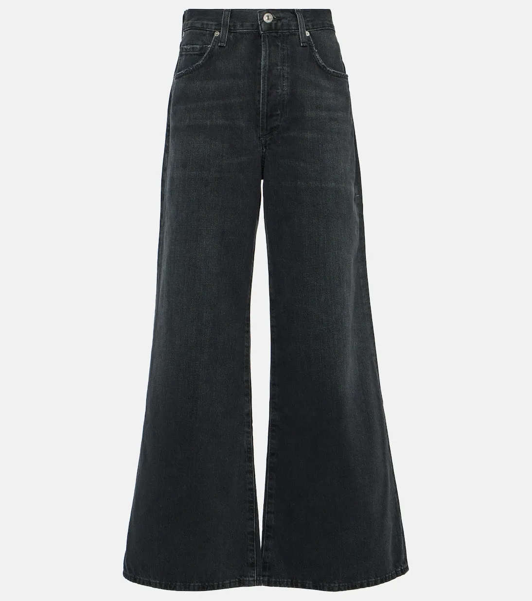 Citizens Of Humanity High Rise Beverly Jeans, Black