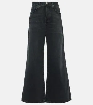 Citizens Of Humanity High Rise Beverly Jeans, Black
