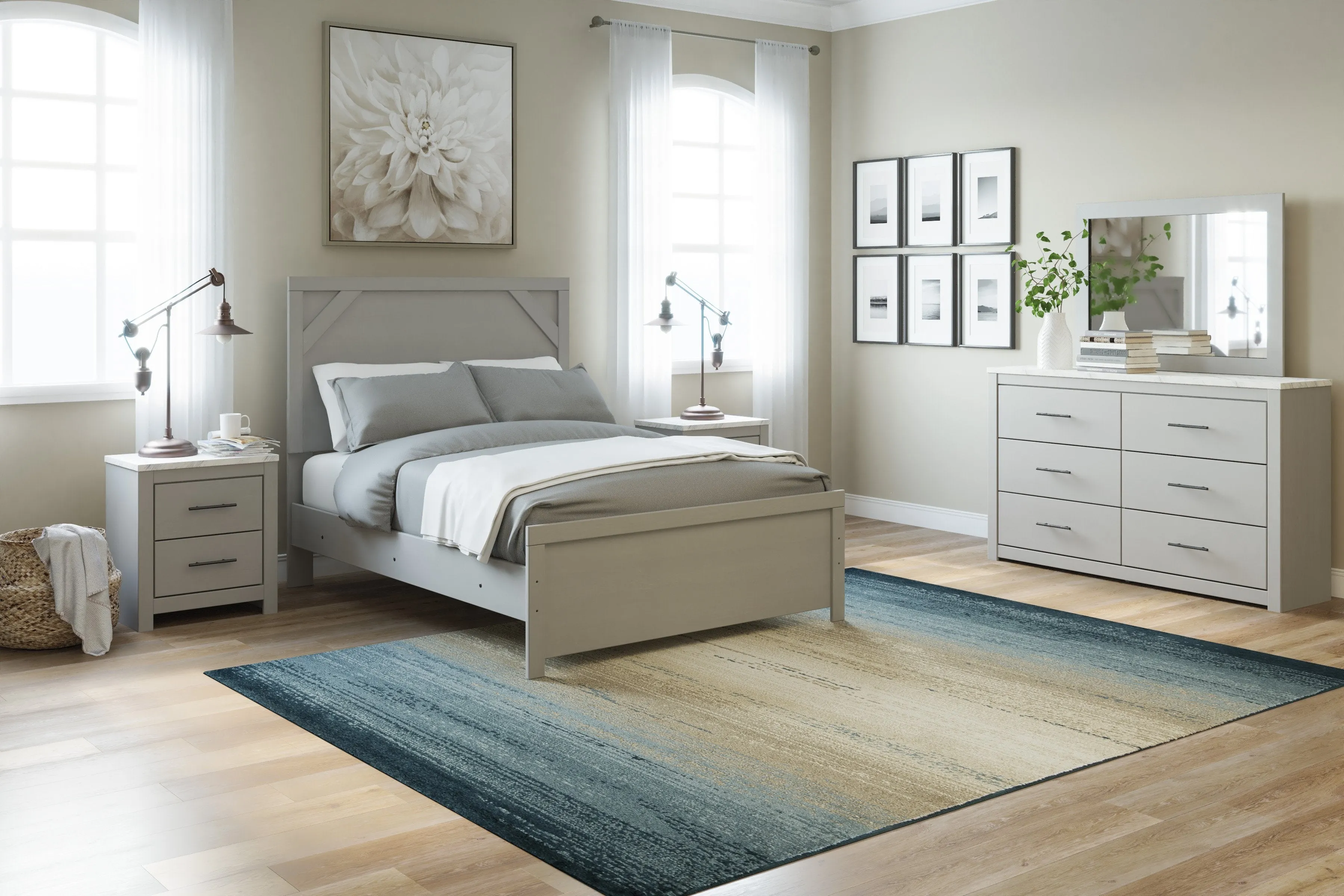 Cottenburg Light Gray-White Youth Bedroom Set