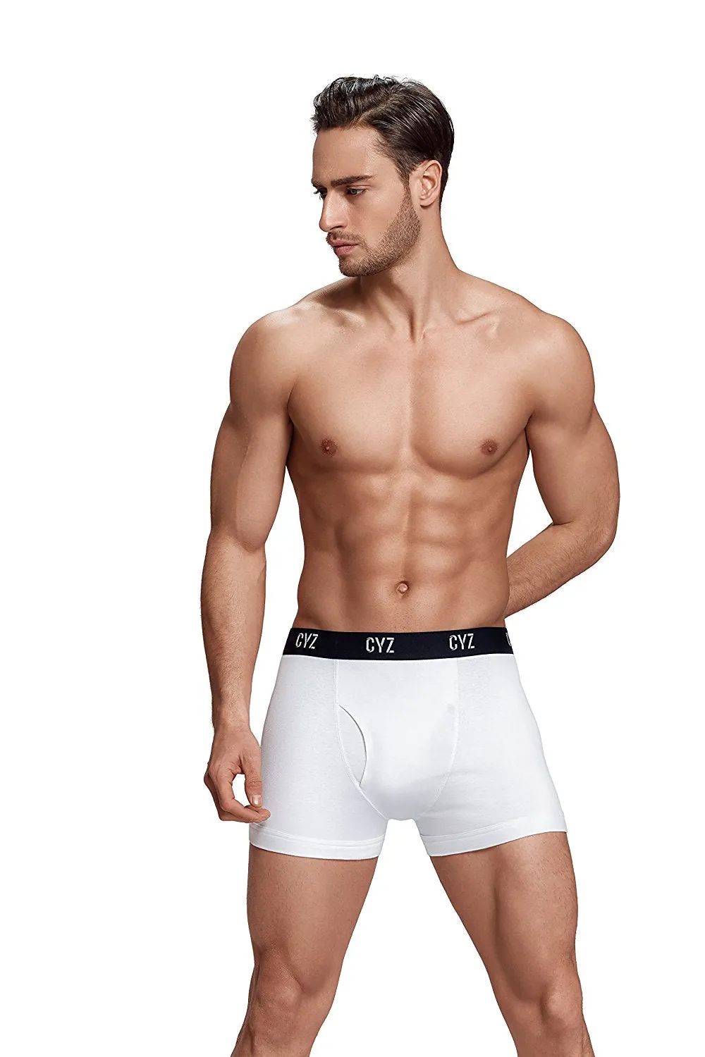 CYZ Men's 3-PK Cotton Stretch Trunks