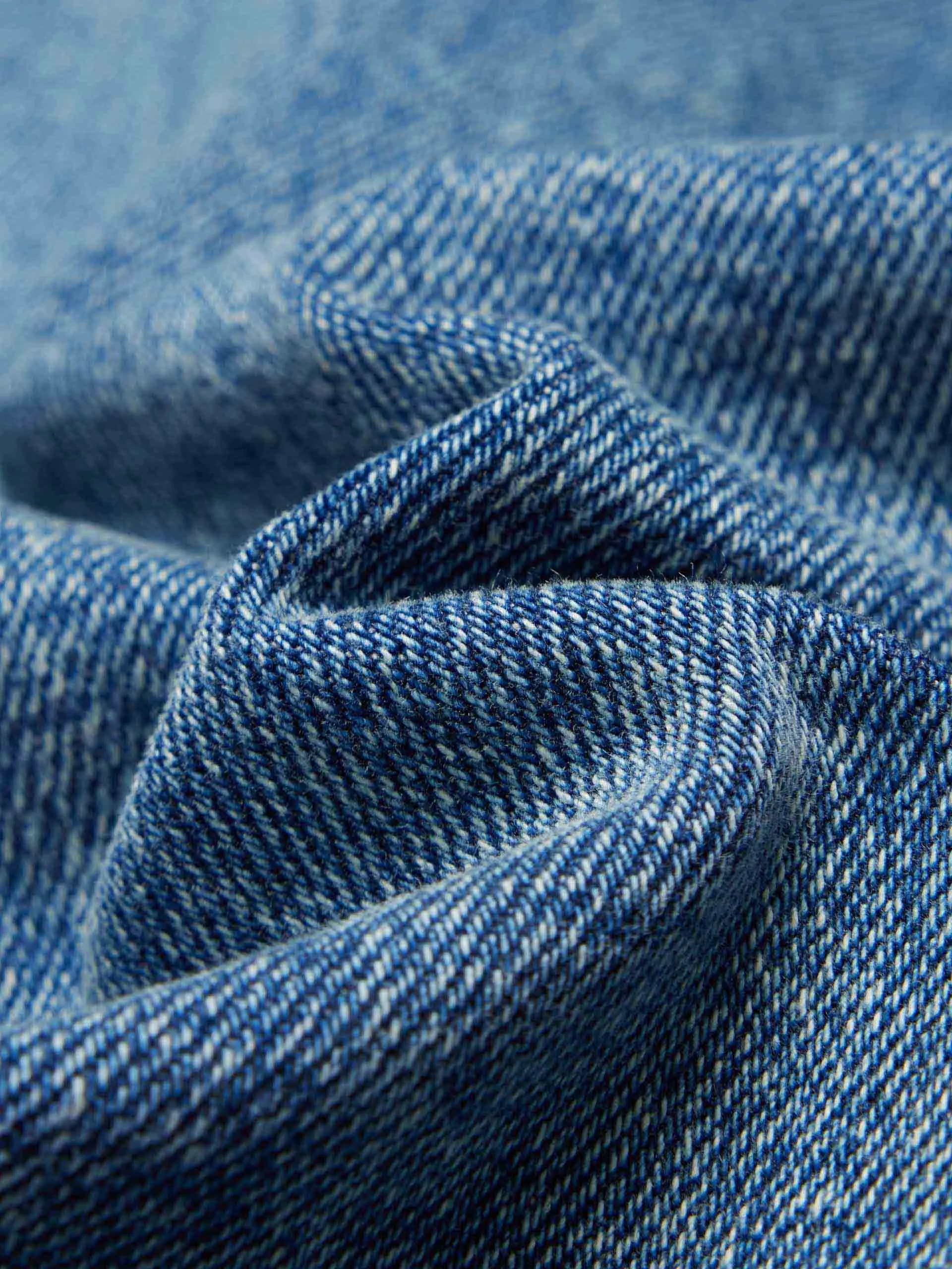 Double Waist Straight Jeans