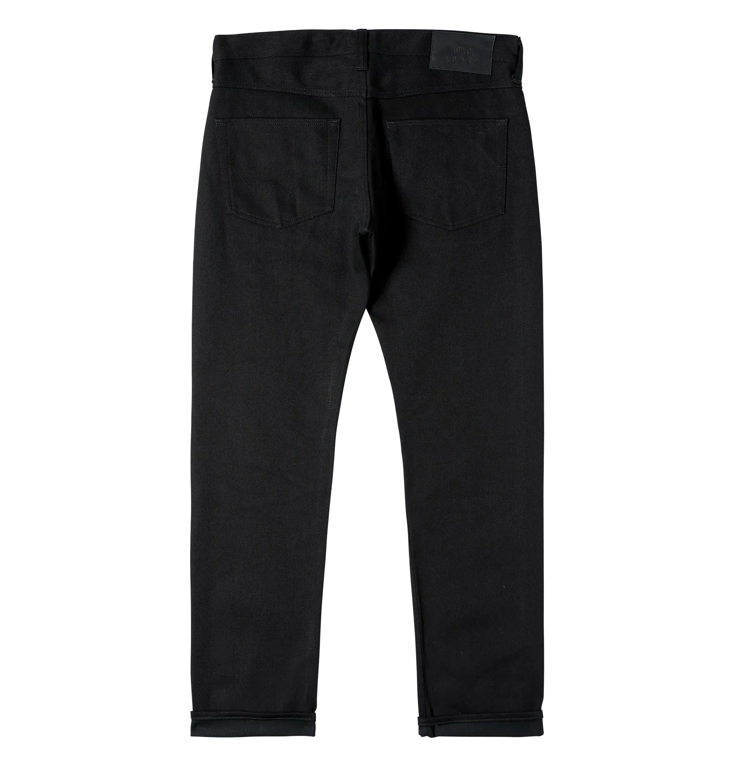 EDWIN ED-55 Kaguya Selvedge Black Jeans – Unwashed