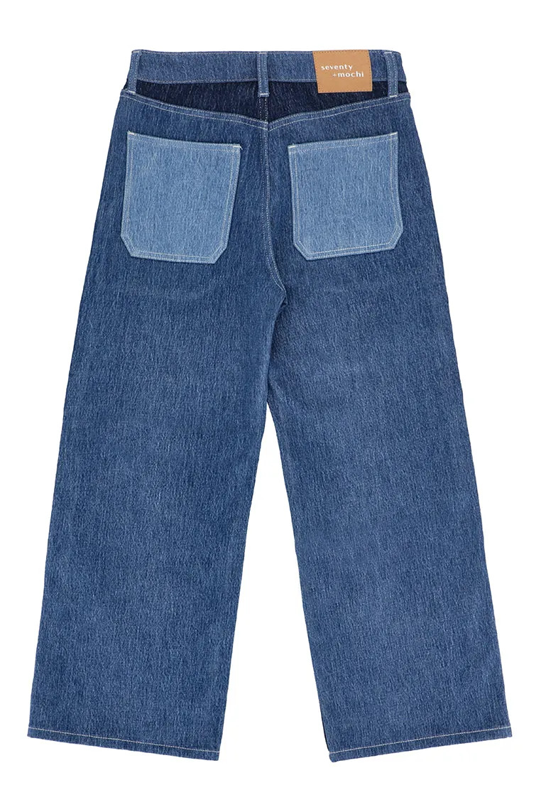 Elodie Jean in Patched Denim