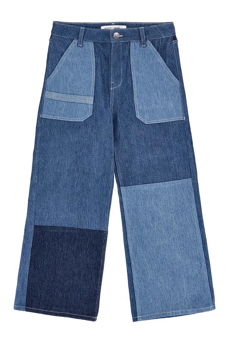 Elodie Jean in Patched Denim