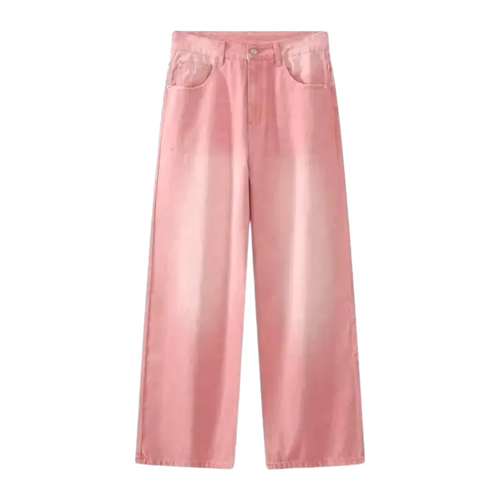 Fashion baggy mid-rise y2k men's jeans