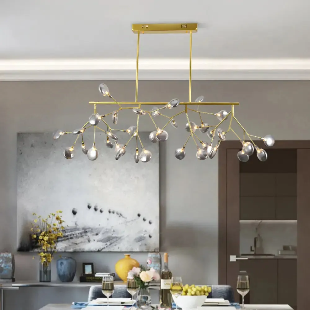 Firefly Island Pendant: Postmodern Metal Ceiling Lamp - 36 Head Suspension for Restaurant