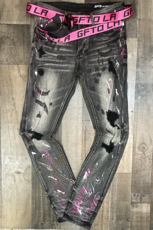 GFTD- simon jeans (black)