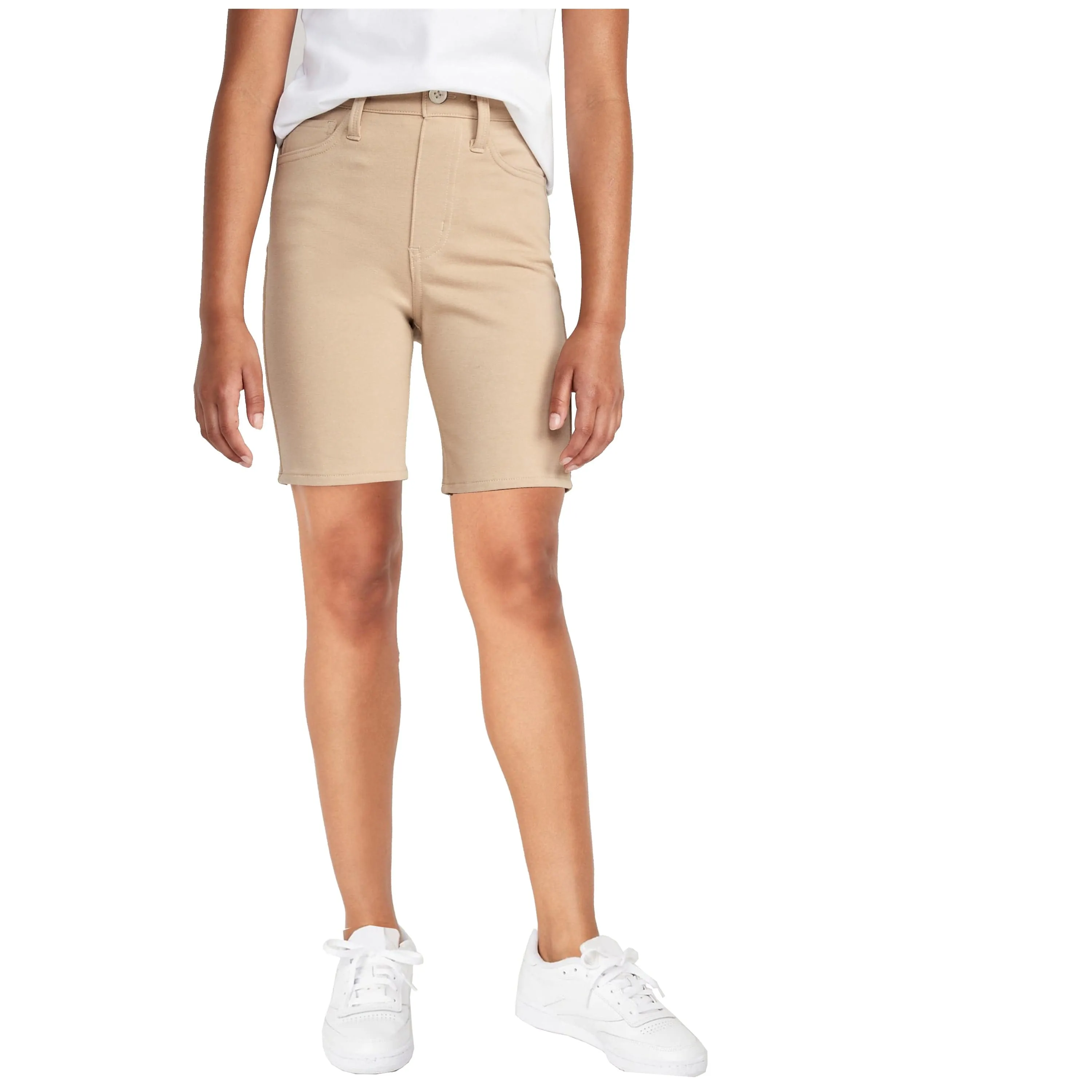 Girls School Uniform Super Stretch Bermuda Shorts