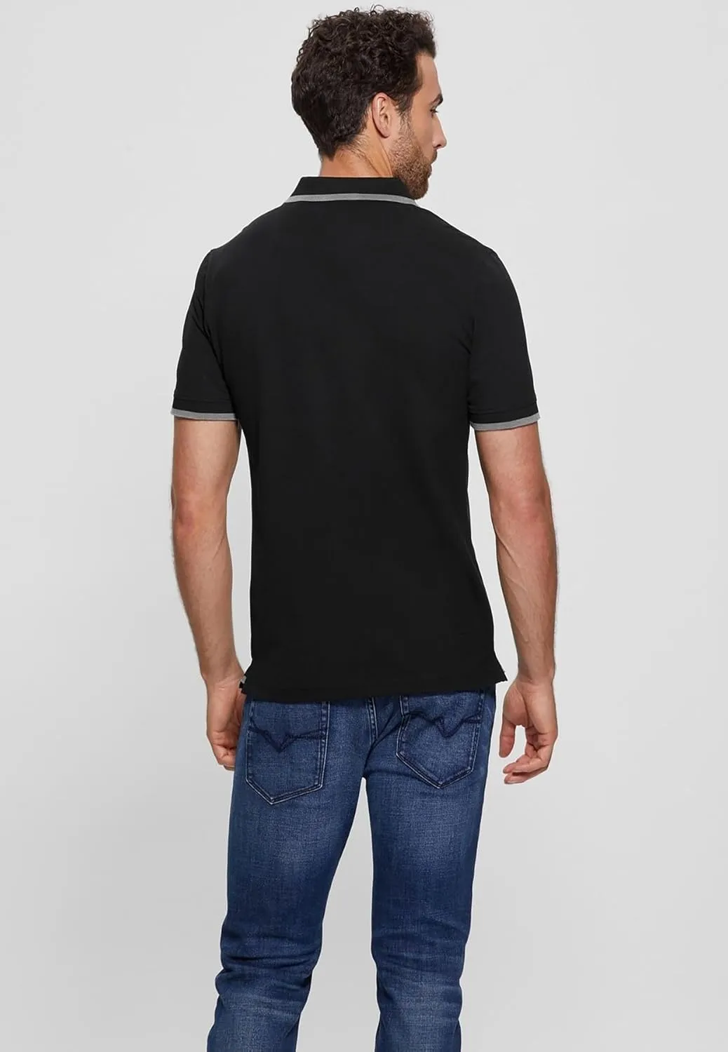 GUESS Men's Lyle Short Sleeve Polo