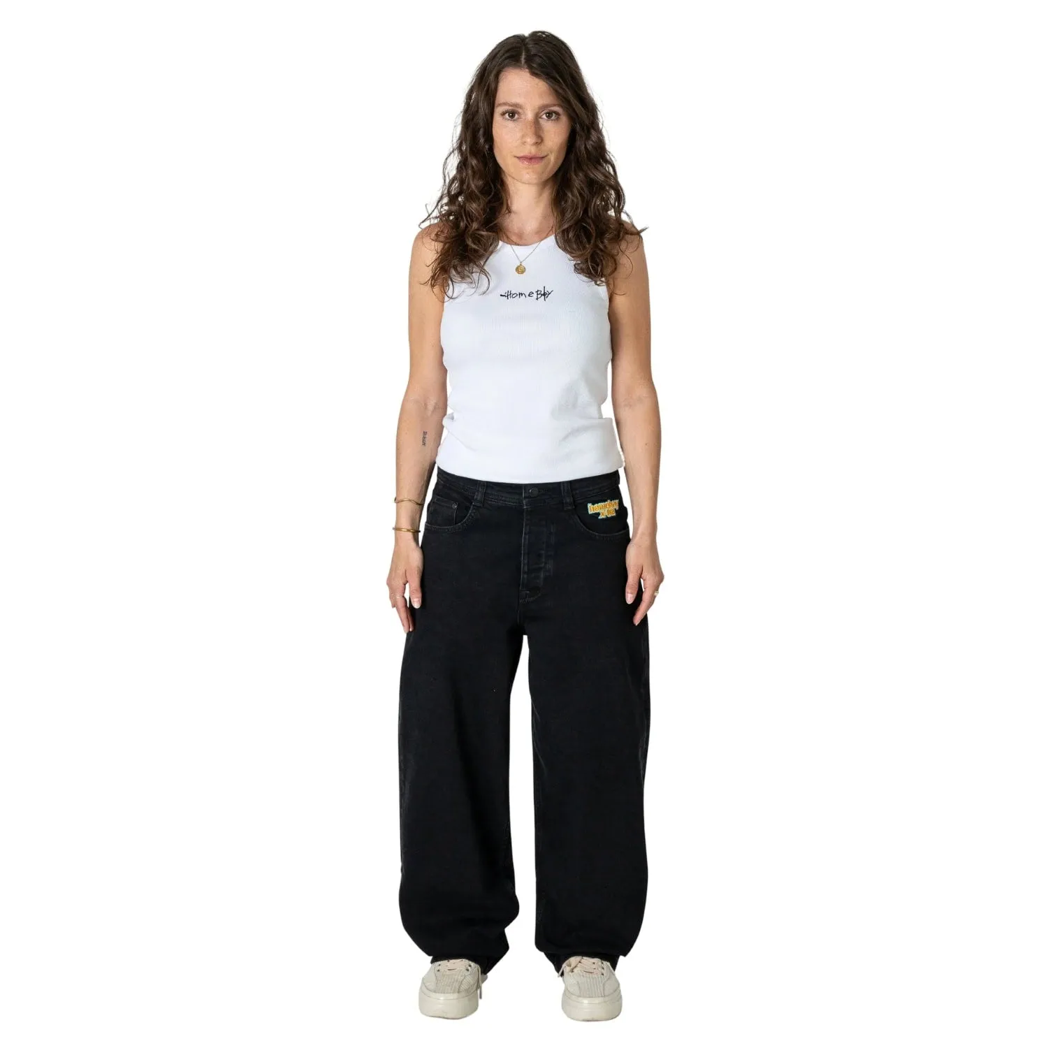 Home Boy X-Tra Monster Baggy Denim - Washed Black