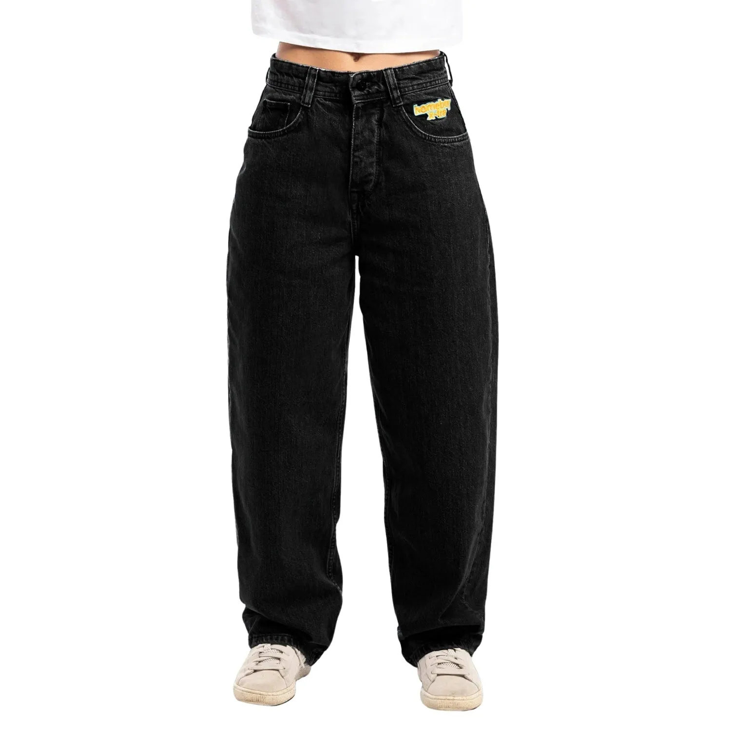 Home Boy X-Tra Monster Baggy Denim - Washed Black