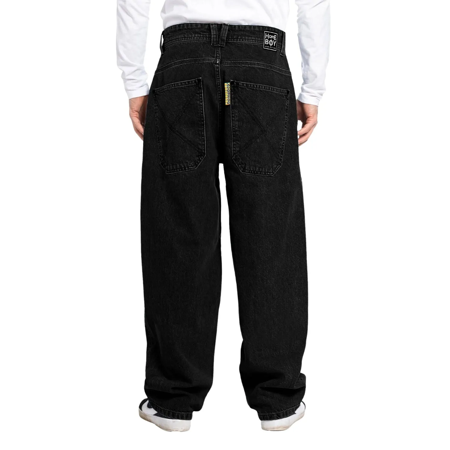 Home Boy X-Tra Monster Baggy Denim - Washed Black