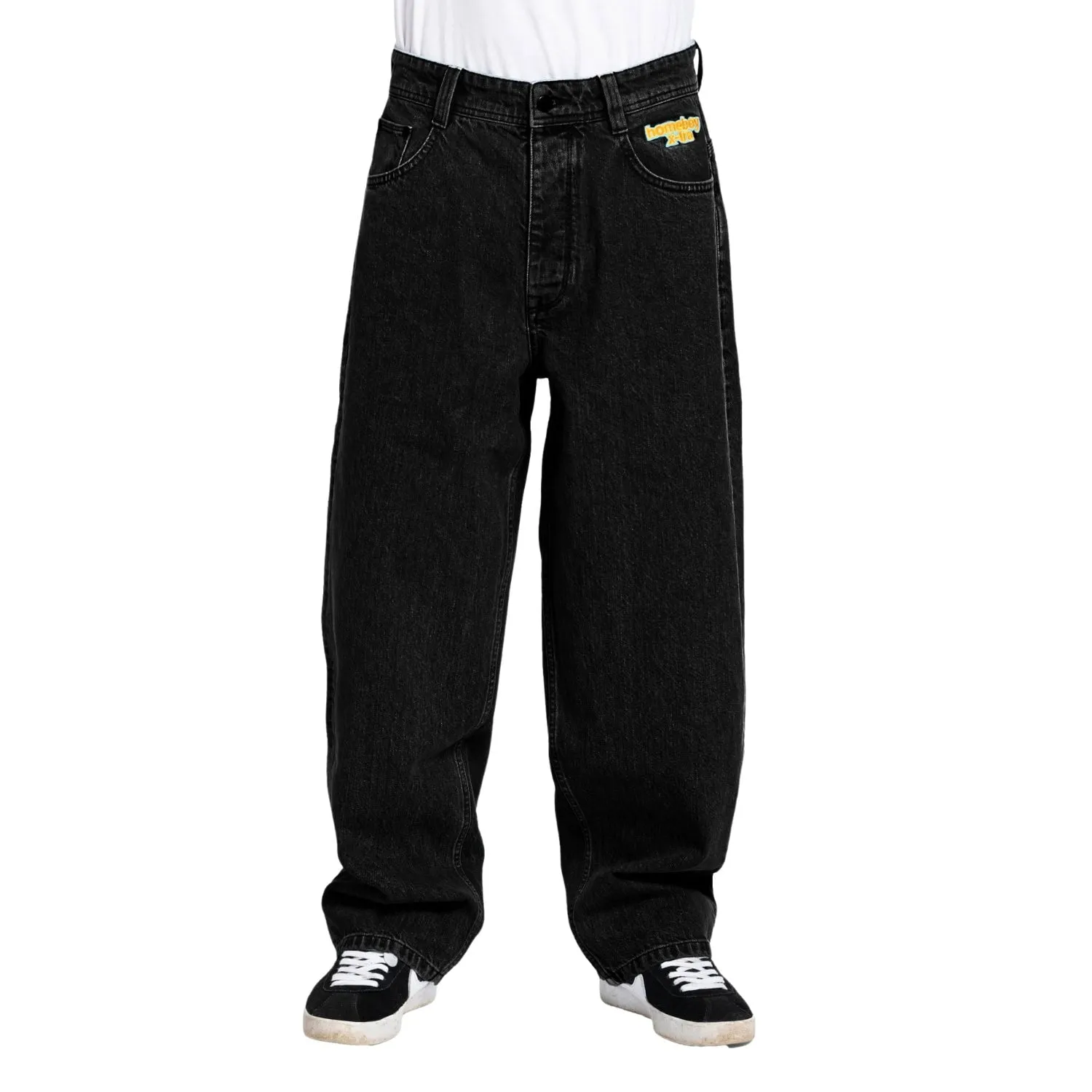 Home Boy X-Tra Monster Baggy Denim - Washed Black