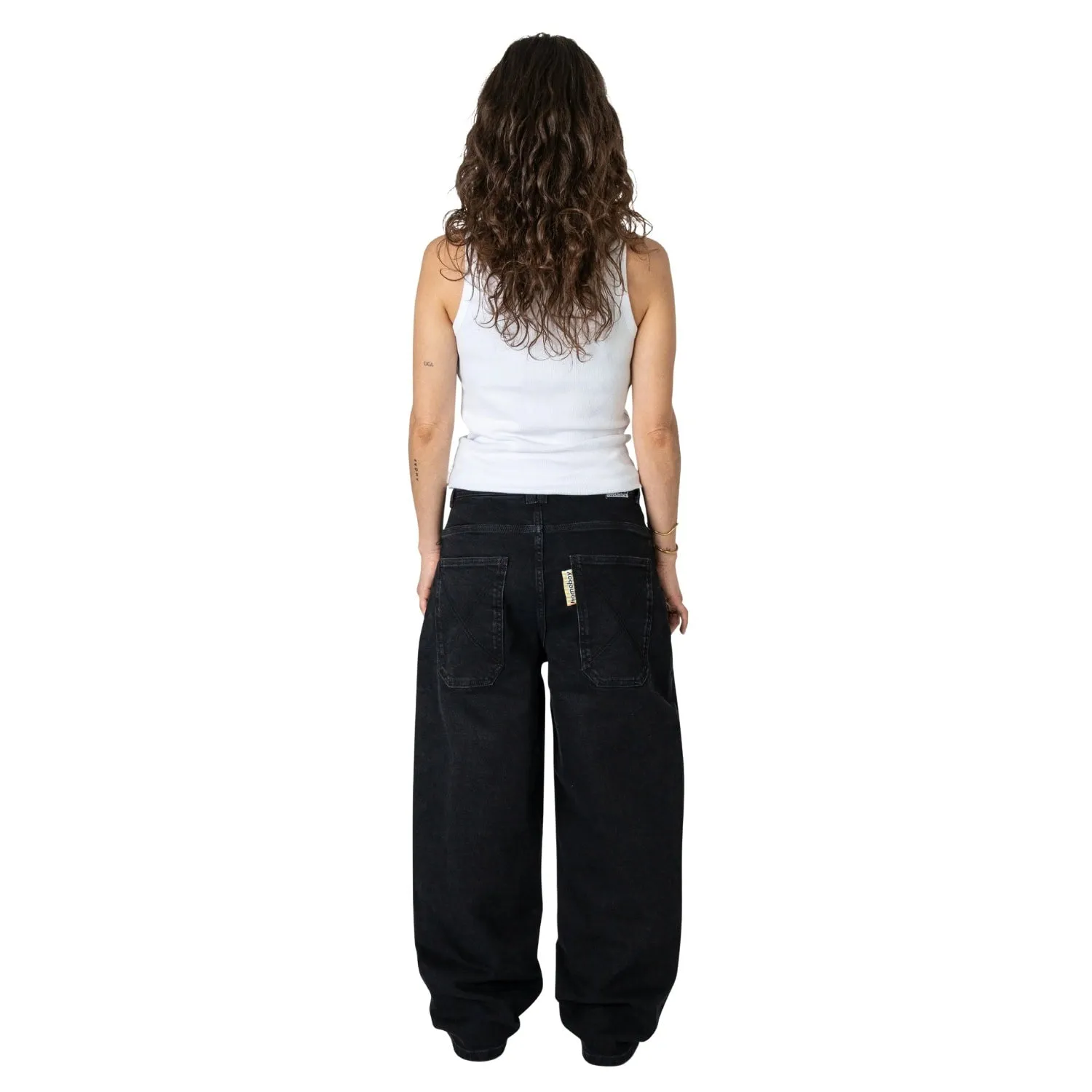 Home Boy X-Tra Monster Baggy Denim - Washed Black