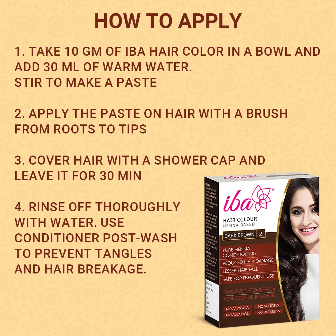 Iba Hair Color-Dark Brown