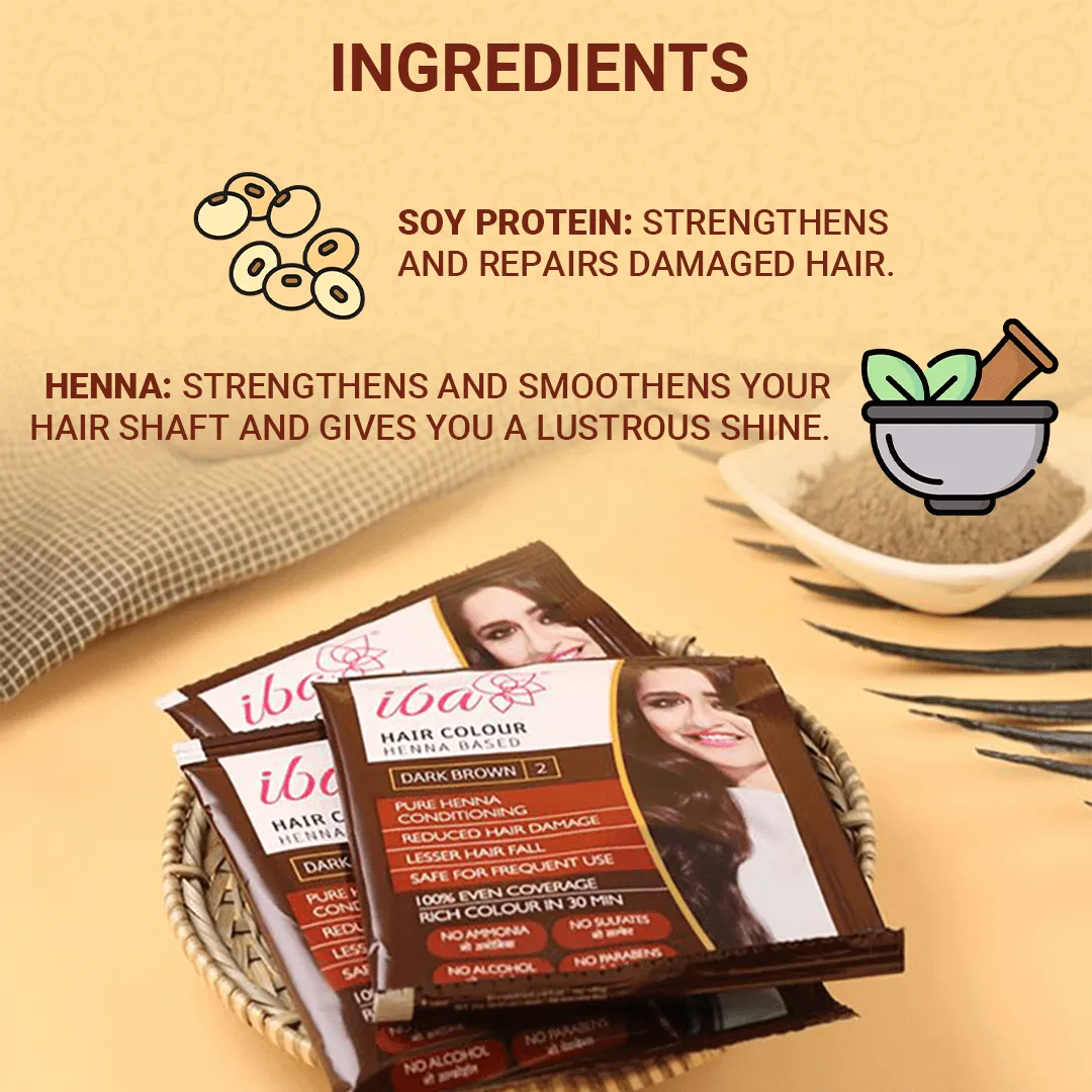 Iba Hair Color-Dark Brown