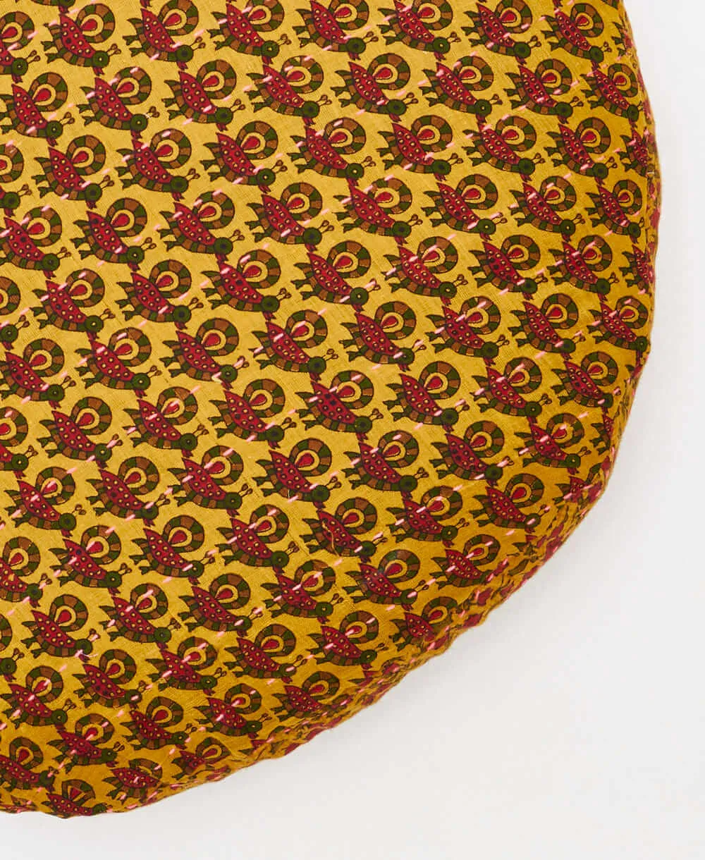 Kantha Round Pillow - No. 240226