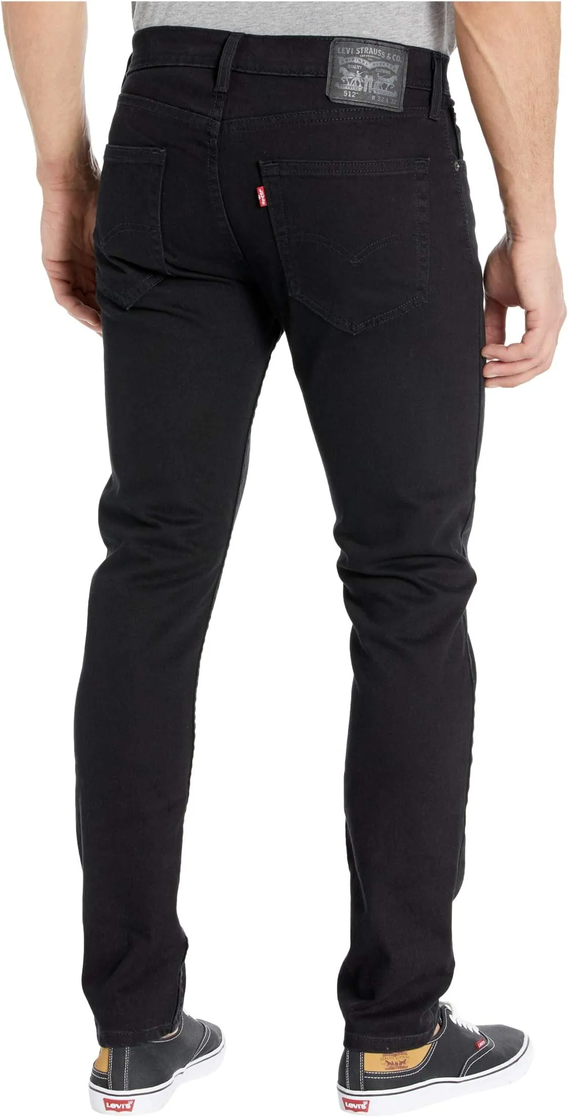 Levi's 512 Slim Taper Fit Jeans in Native Cali Black Stretch