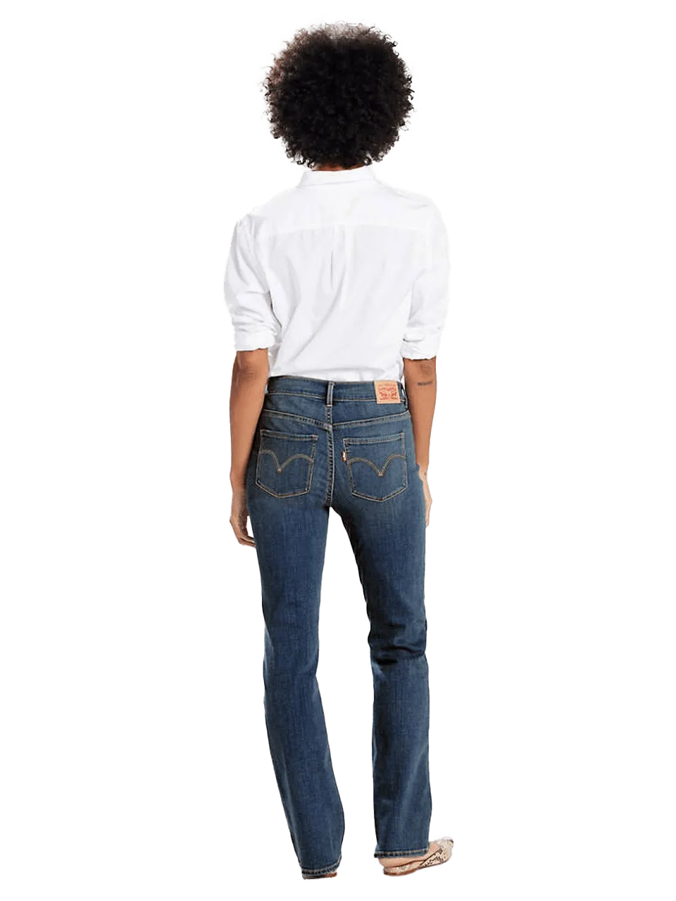 Levi's Women's Classic Fit Bootcut Lapis Hits of Embroidery Jeans