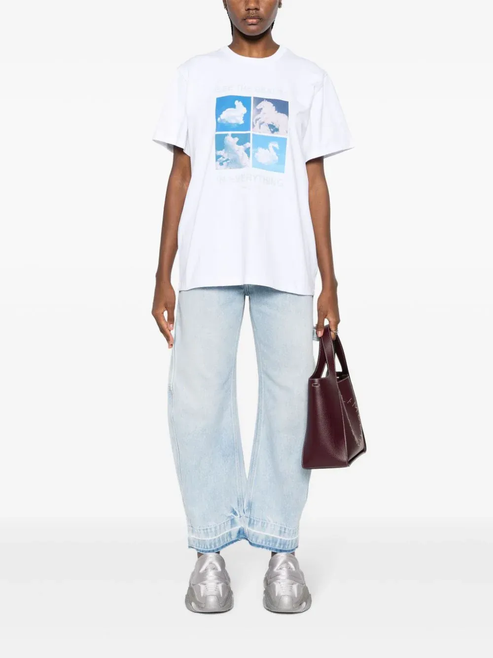 Light Blue Vintage Banana Jeans