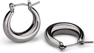 LILIE&WHITE Chunky Gold Hoop Earrings for Women Cute Fashion Hypoallergenic earrings Minimalist Jewelry Gift