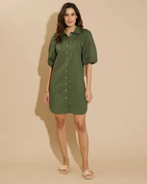 Lovey Dress - Cotton Stretch Poplin