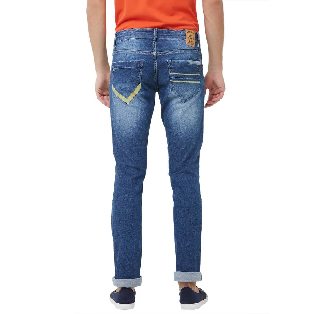 Men's Blue Denim Slim Fit Jeans