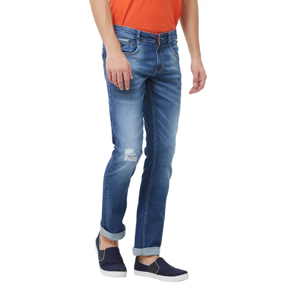 Men's Blue Denim Slim Fit Jeans