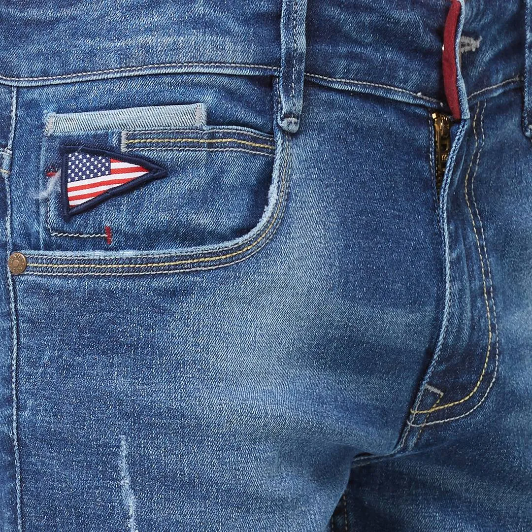 Men's Blue Denim Slim Fit Jeans