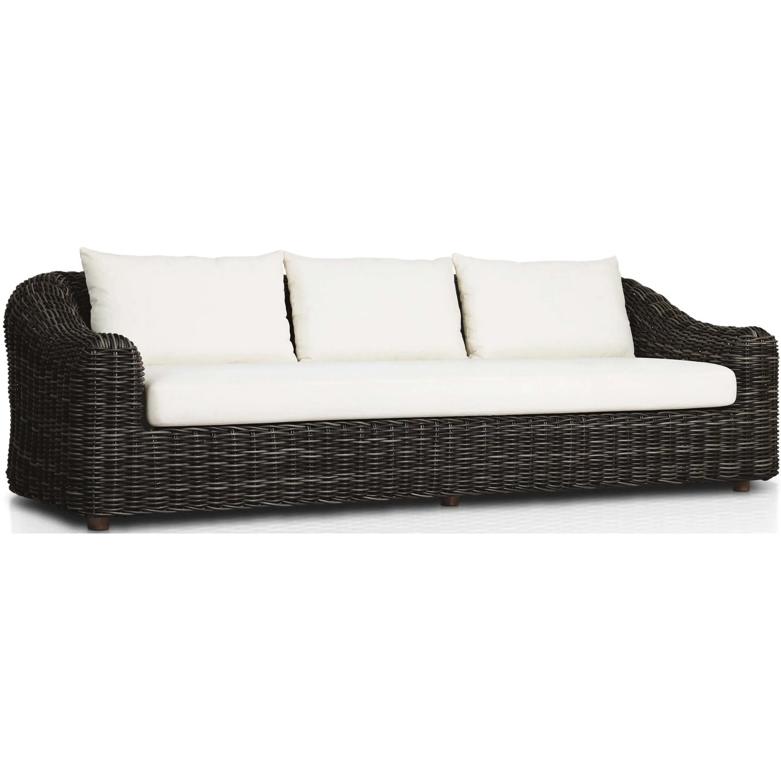 Messina Outdoor Sofa, Chunky Charcoal