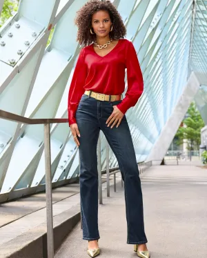 Monterey High Rise Bootcut Jean Ink Blue