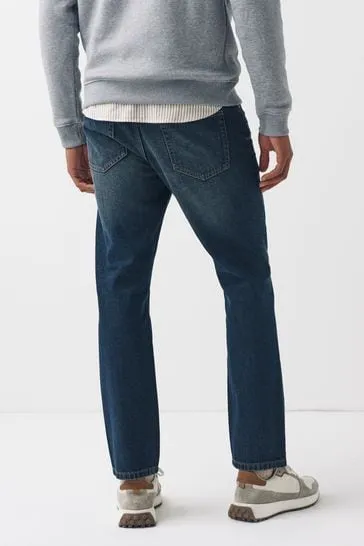 Next Blue Tint Cotton Slim Fit Mens Jeans