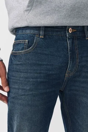 Next Blue Tint Cotton Slim Fit Mens Jeans
