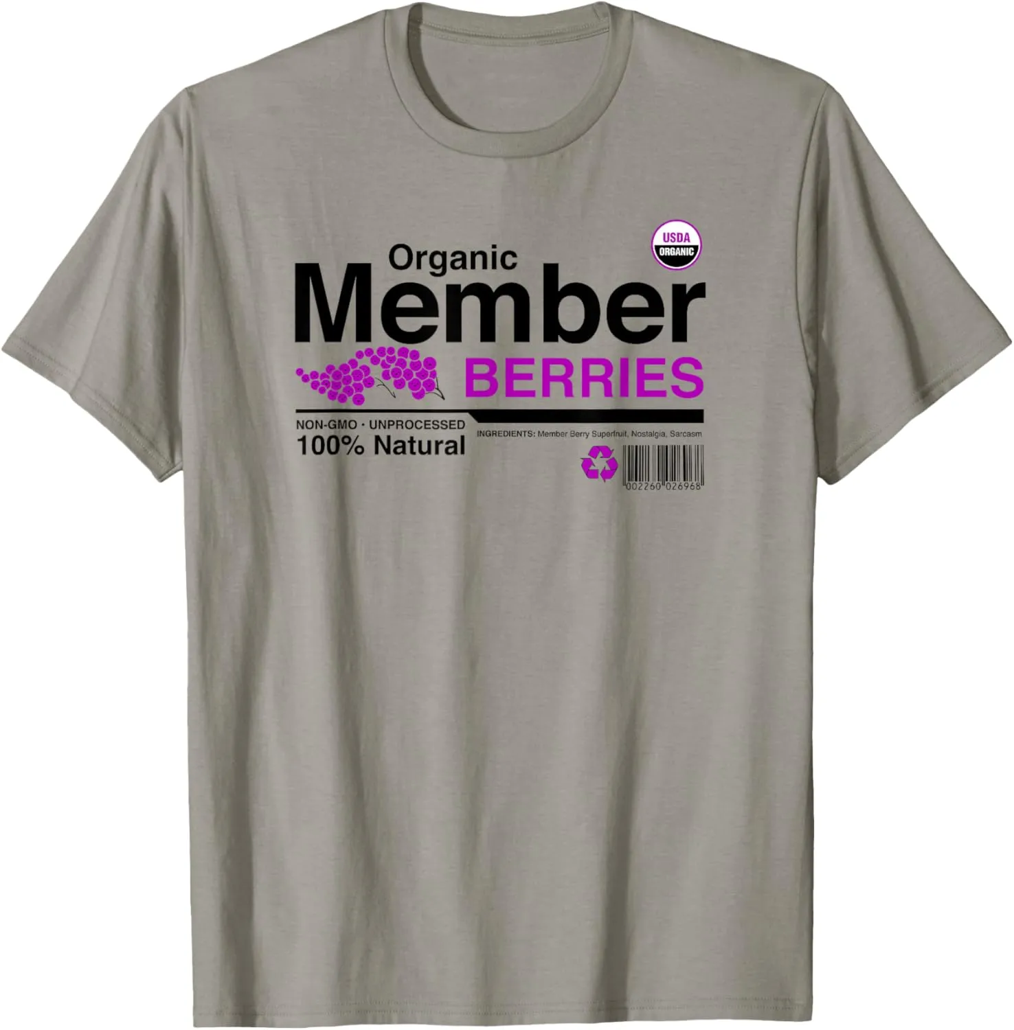 Organic Member Berries - 100% Organic T-Shirt