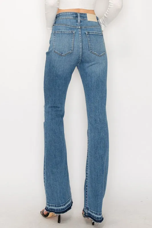 Plus Kinsley High Rise Skinny Bootcut with Release Hem Jeans