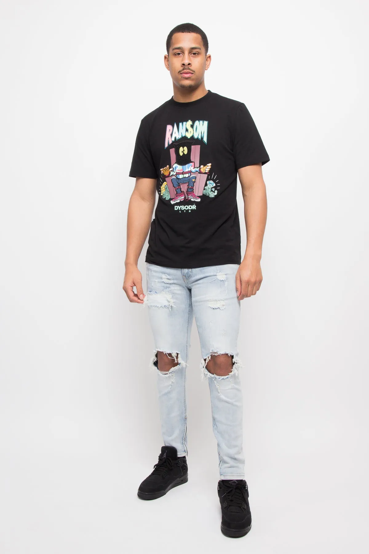 Ransom Bedazzled Crystal T-Shirt