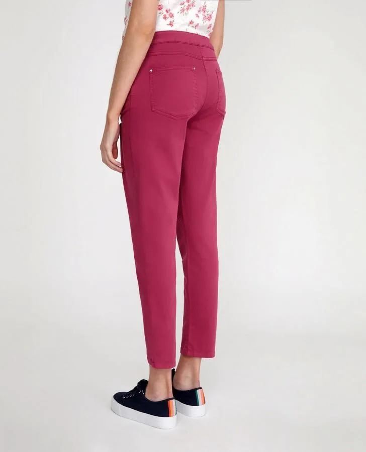 Raspberry Stretch Cotton Jeans